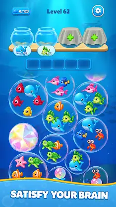Fish Sort: Bubble Aquarium screenshot 5