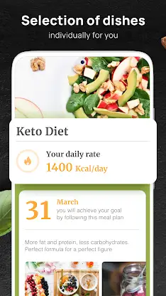 PEP: Keto - Diet tracker screenshot 2