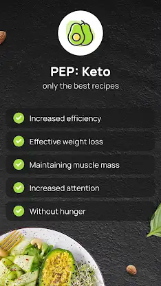 PEP: Keto - Diet tracker screenshot 1