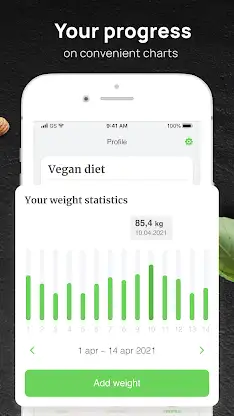 PEP: Vegan. Tracker & recipes screenshot 5