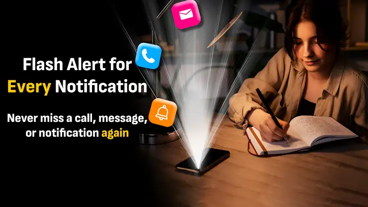 Flashlight Pro: Flash Alert screenshot 2