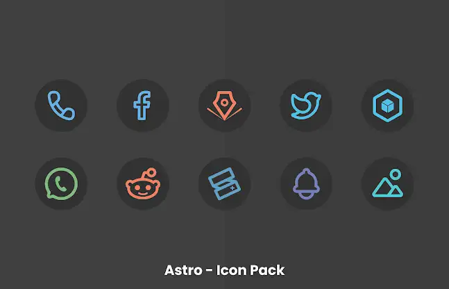 Astro - Icon Pack screenshot 8