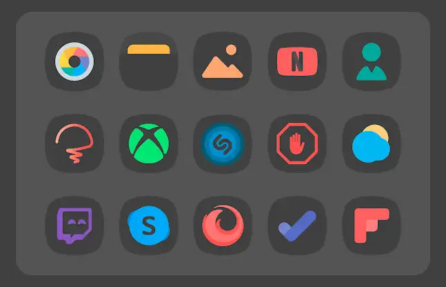 Black Vanilla - Icon Pack screenshot 2