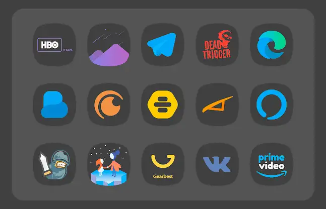 Black Vanilla - Icon Pack screenshot 3