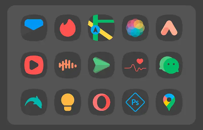 Black Vanilla - Icon Pack screenshot 4