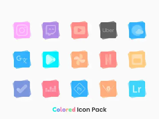 Colored Icon Pack screenshot 2