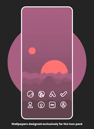 Plume Line - Icon Pack screenshot 2