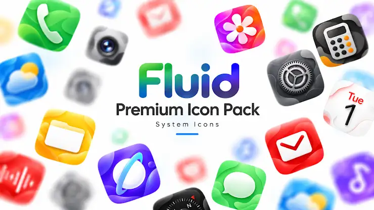 Fluid Premium Icon Pack screenshot 1