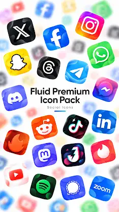 Fluid Premium Icon Pack screenshot 5