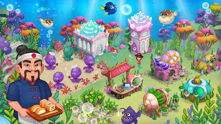 Aquarium Farm:Cozy Ocean Story screenshot 6