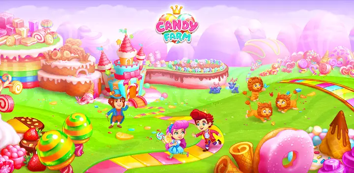 Farm Town: Candy Village Story — Android game banner