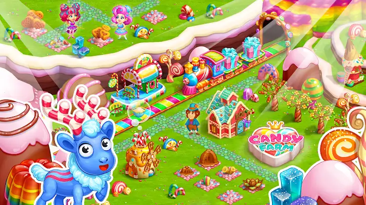 Farm Town: Candy Village Story screenshot 7