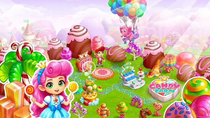 Farm Town: Candy Village Story screenshot 4