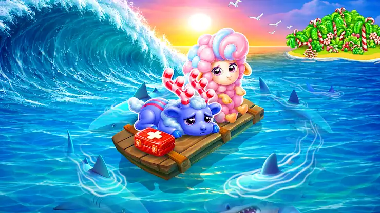 Farm Town: Candy Village Story screenshot 2