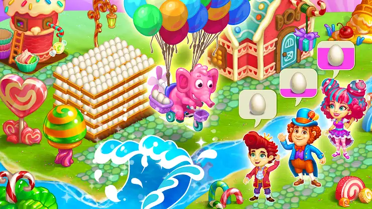 Farm Town: Candy Village Story screenshot 3