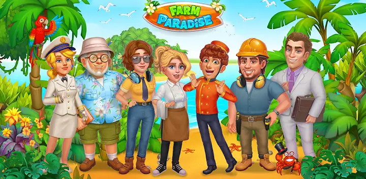Farm Paradise: Farming Village — Android game banner