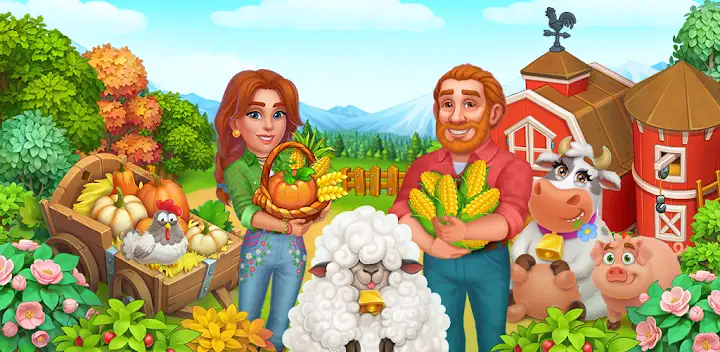 Farm Town: Cozy Village Story — Android game banner