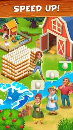 Farm Town: Merge Village Story screenshot 3