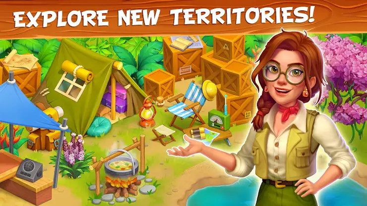 Lost Island:Merge Farm Village screenshot 7