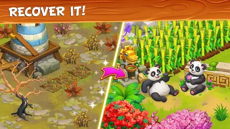 Lost Farm:Merge Island Village screenshot 4