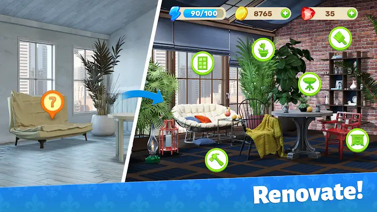 Merge House - Design Makeover screenshot 4