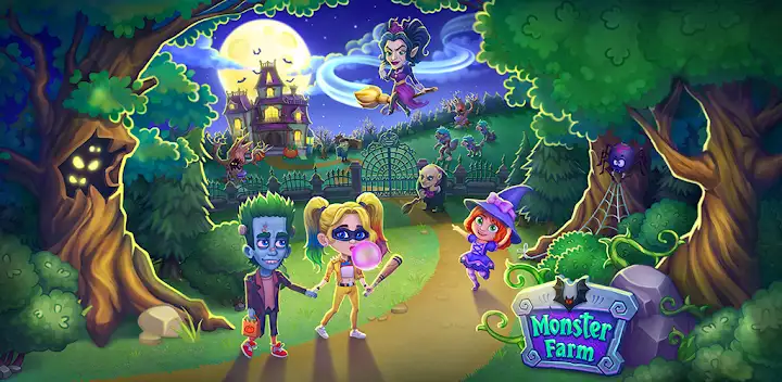 Halloween Farm:Witch Adventure — Android game banner