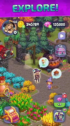 Halloween Farm:Witch Adventure screenshot 1