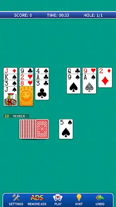 Golf Solitaire Classic screenshot 2