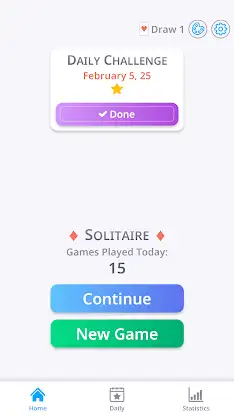 Solitaire. Daily Patience Game screenshot 1