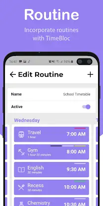 TimeBloc: Visual Daily Planner screenshot 2