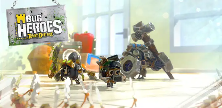 Bug Heroes: Tower Defense — Android game banner