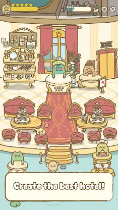 Idle Frog Hotel - Cozy Games screenshot 3