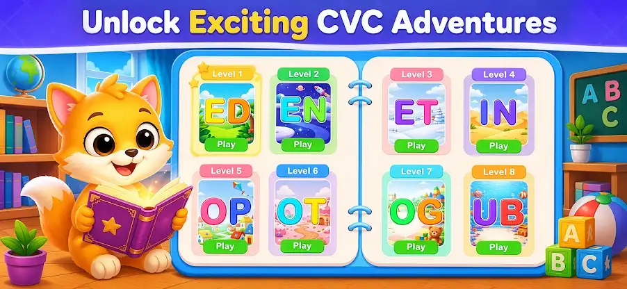 Kids Phonics Book: CVC Games screenshot 2
