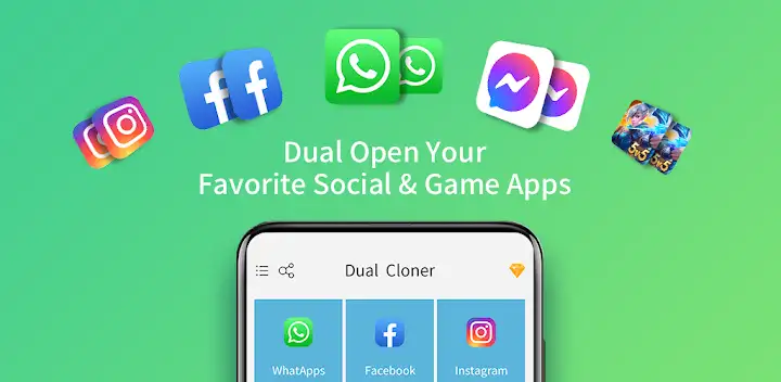 Dual Cloner - App Dual Space — Android app banner