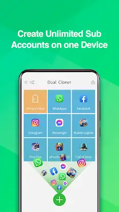 Dual Cloner - App Dual Space screenshot 5