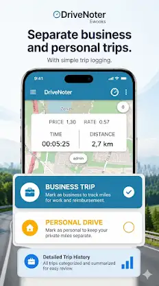 DriveNoter Mileage Tracker screenshot 2