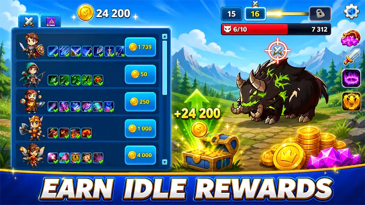 Heroes vs Monsters: Idle RPG screenshot 5