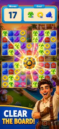 Leo's Paradise Match Adventure screenshot 2