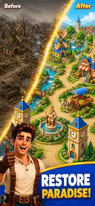 Leo's Paradise Match Adventure screenshot 3