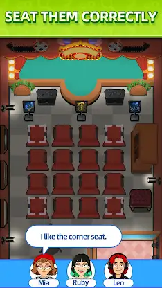Seat Clue: Logic Puzzle Game screenshot 1