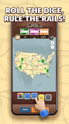Ticket to Dice - Train Tracks screenshot 1