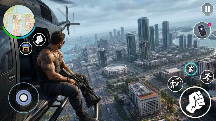 Miami Rope Hero Crime Game screenshot 2