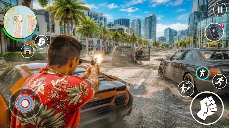 Miami Rope Hero Crime Game screenshot 3