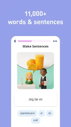 Learn Norwegian - 11,000 Words screenshot 4