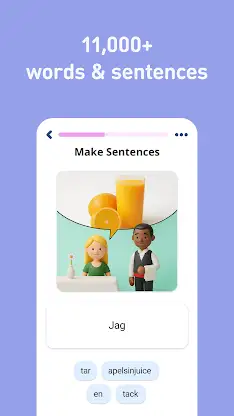Learn Swedish - 11,000 Words screenshot 4