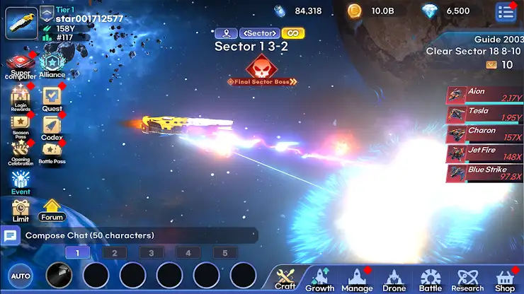 Darkstar - IDLE RPG screenshot 5