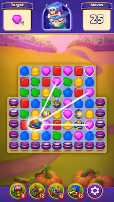 Spooky Suites: Match-3 Game screenshot 2