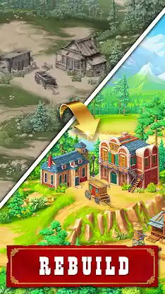 Jewels of the Wild West・Match3 screenshot 2