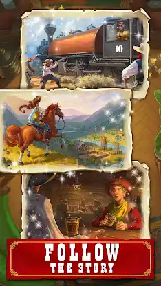 Jewels of the Wild West・Match3 screenshot 4