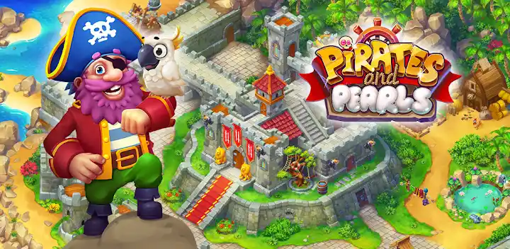 Pirates & Pearls: Match 3 Game — Android game banner
